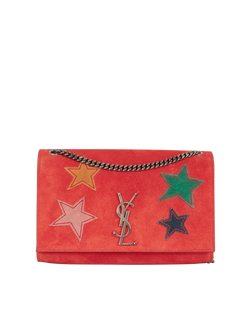 Star Patch Medium Kate, Suede, Red, 3*
